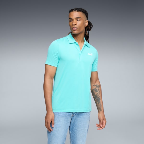 Polo ESS All In para hombre, Aquatic, extralarge