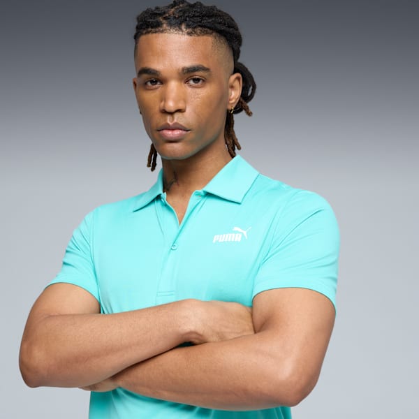 Polo ESS All In para hombre, Aquatic, extralarge