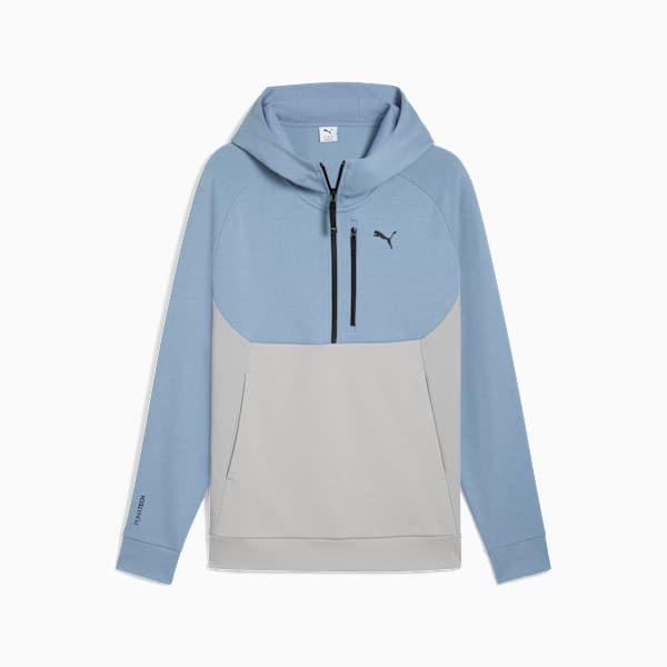 PUMATECH Half Zip Hoodie Men, Cool Blue, extralarge