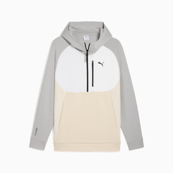 PUMATECH Half Zip Hoodie Men, Gray Echo, extralarge