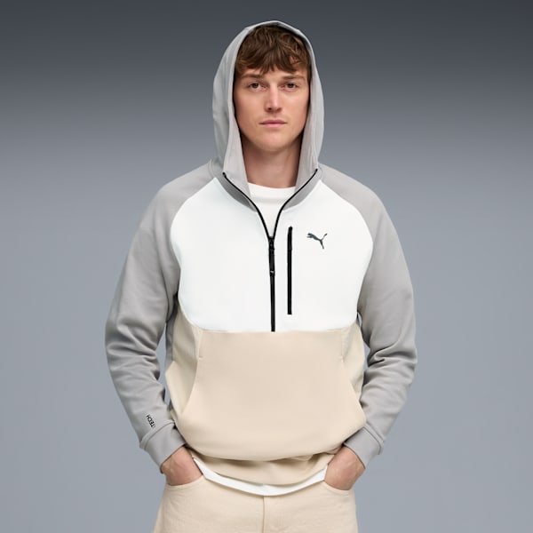 PUMATECH Half Zip Hoodie Men, Gray Echo, extralarge