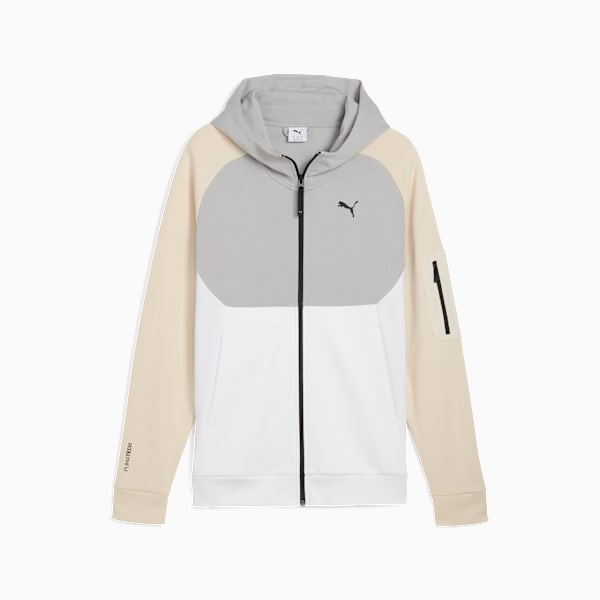PUMATECH FZ Hoodie Men, Alpine Snow, extralarge