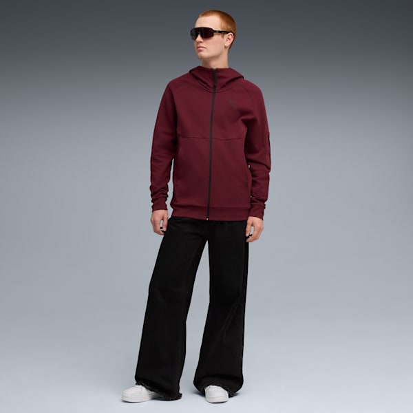 PUMATECH FZ Hoodie Men, Ruby Shimmer, extralarge