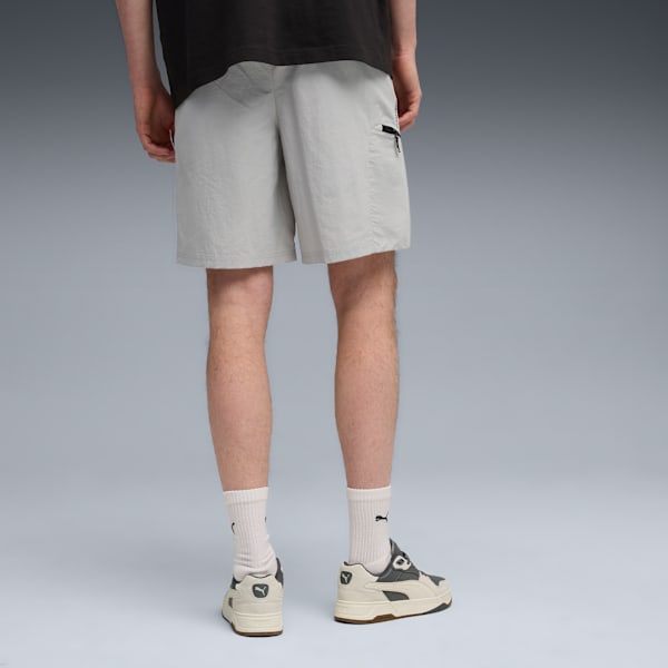 Shorts tejido de 8” PUMATECH para hombre, Gray Echo, extralarge