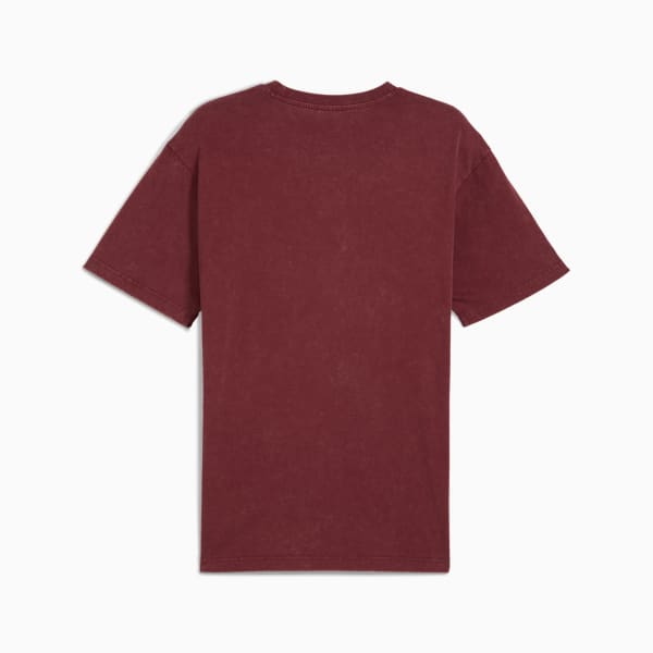 Essentials Elevated Wash Tee Men, Ruby Shimmer, extralarge