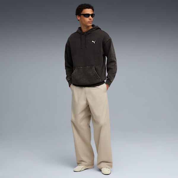 ESS ELEVATED Wash Hoodie Men, PUMA Black, extralarge