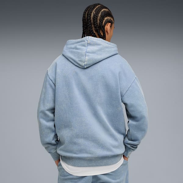 ESS ELEVATED Wash Hoodie Men, Cool Blue, extralarge