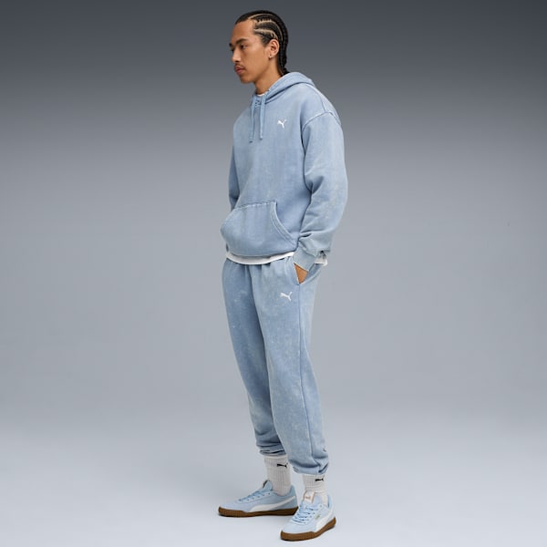 ESS ELEVATED Wash Hoodie Men, Cool Blue, extralarge