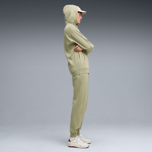 Sudadera con capucha desteñida ESS ELEVATED para hombre, Lux Army, extralarge