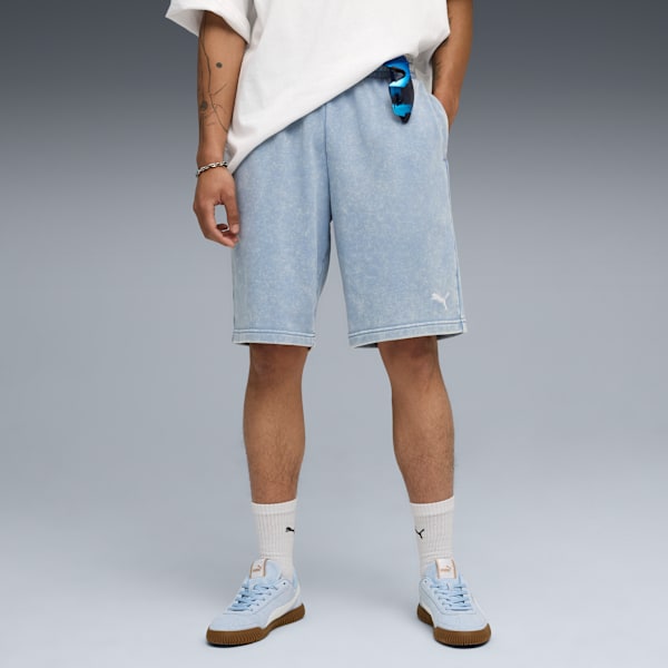 Essentials Elevated Wash Shorts Men, Cool Blue, extralarge