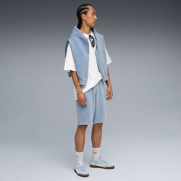 Essentials Elevated Wash Shorts Men, Cool Blue, extralarge