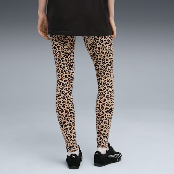 Essentials Animal Print Leggings Women, Toasted Almond, extralarge-GBR
