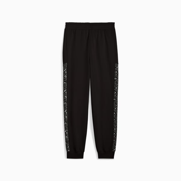 Essentials Animal Print Comfort High-Waist Sweatpants Women, PUMA Black, extralarge-GBR