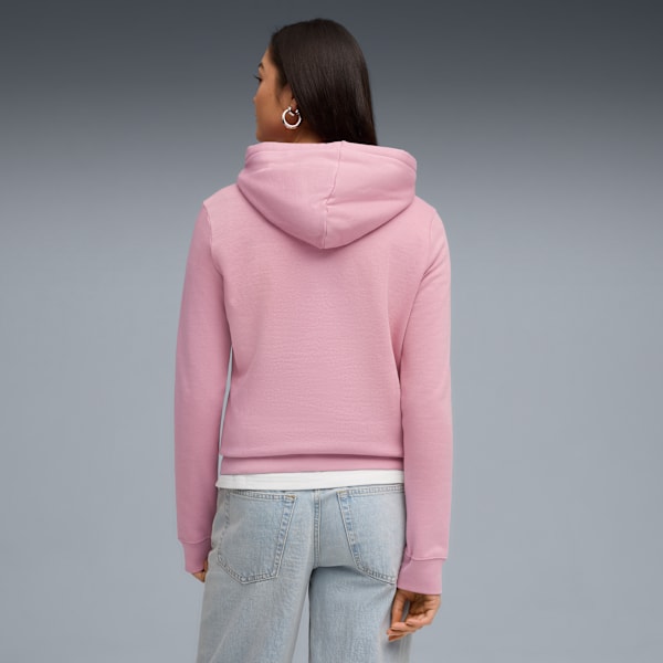 Essentials Logo Lab Hoodie Women, Poised Pink, extralarge
