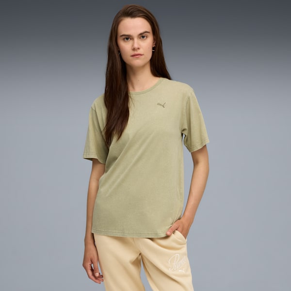 ESS ELEVATED Wash Tee Women, Lux Army, extralarge