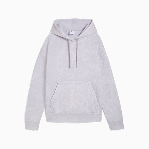 ESS ELEVATED Wash Hoodie Women, Lilac Crush, extralarge