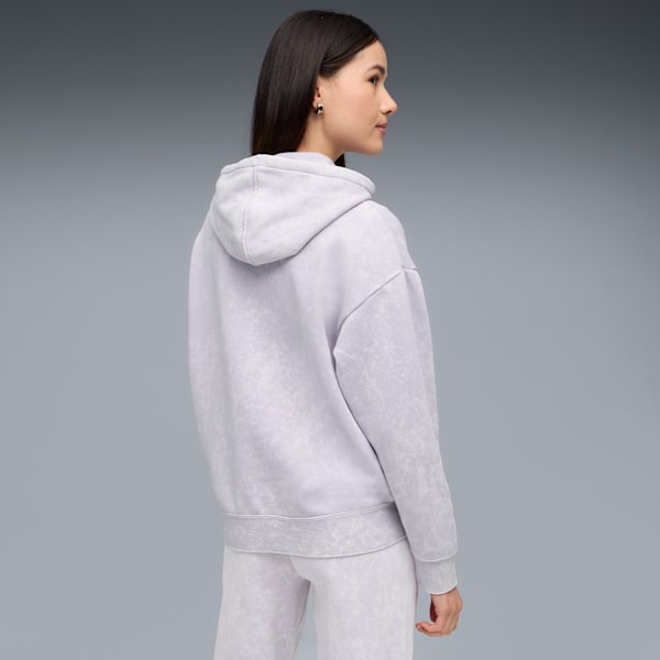 ESS ELEVATED Wash Hoodie Women, Lilac Crush, extralarge
