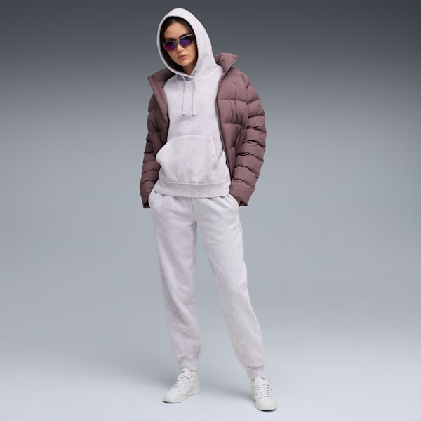 ESS ELEVATED Wash Hoodie Women, Lilac Crush, extralarge