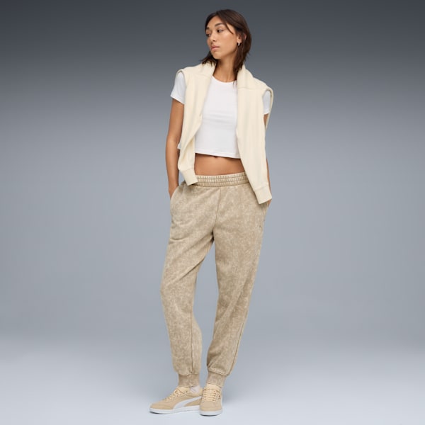 ESS ELEVATED Wash Sweatpants Women, Ice Coffee, extralarge