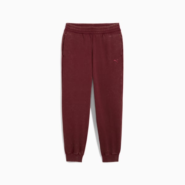 ESS ELEVATED Wash Sweatpants Women, Ruby Shimmer, extralarge
