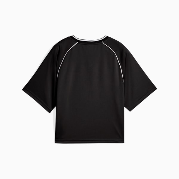 Essentials Relaxed Football Jersey Women, PUMA Black, extralarge