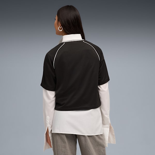 Essentials Relaxed Football Jersey Women, PUMA Black, extralarge
