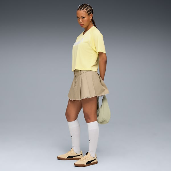Essentials Relaxed Football Jersey Women, Gold Moon, extralarge