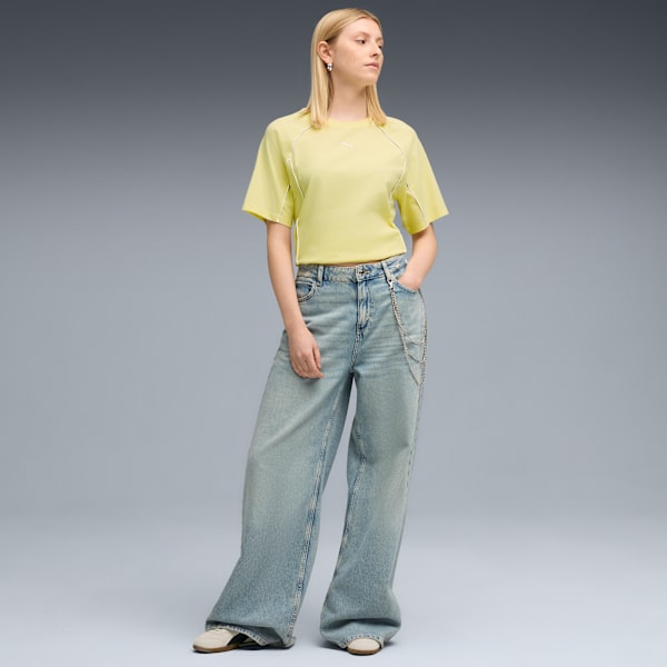 PUMA Sport Relaxed Tee Women, Gold Moon, extralarge