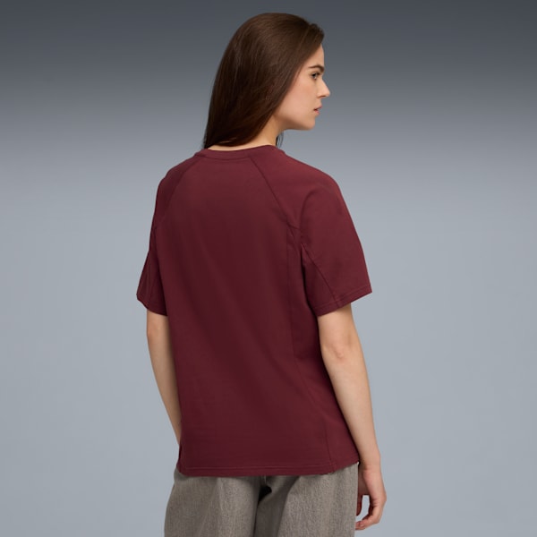 PUMA Sport Relaxed Tee Women, Ruby Shimmer, extralarge