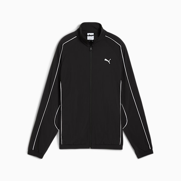 PUMA Sport Woven Full-Zip Jacket Women, PUMA Black, extralarge