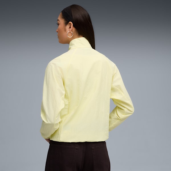 Veste tissée à fermeture éclair entière  PUMA Sport Femme, Gold Moon, extralarge