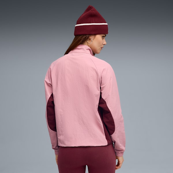 PUMA Sport Woven Full-Zip Jacket Women, Poised Pink, extralarge