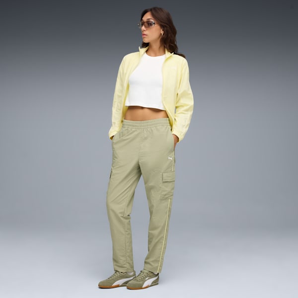 Pantalon cargo tissé PUMA Sport Femme, Lux Army, extralarge