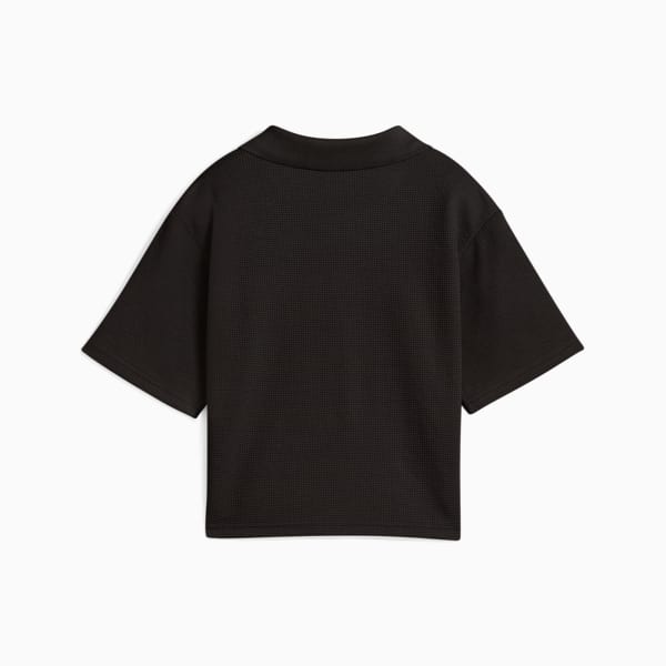 PUMA Class Relaxed Polo Tee Women, PUMA Black, extralarge