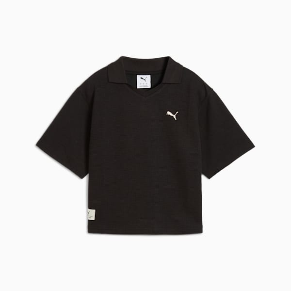 PUMA Class Relaxed Polo Tee Women, PUMA Black, extralarge