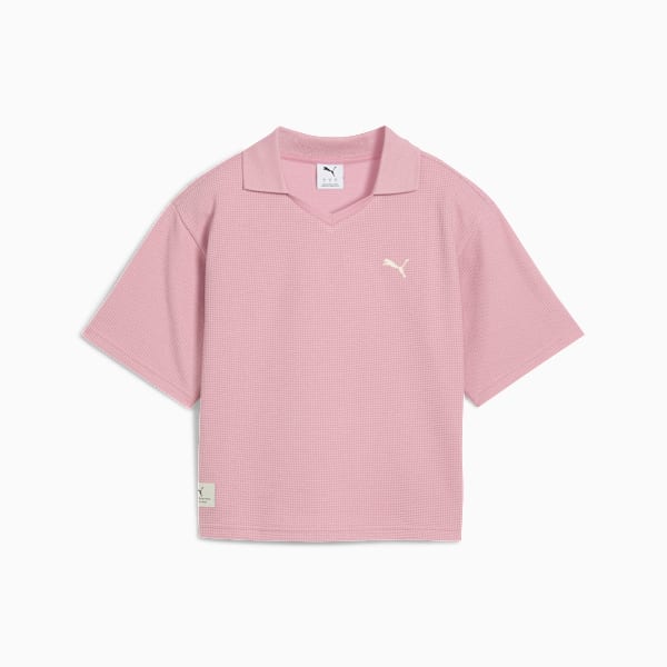 PUMA Class Relaxed Polo Tee Women, Poised Pink, extralarge