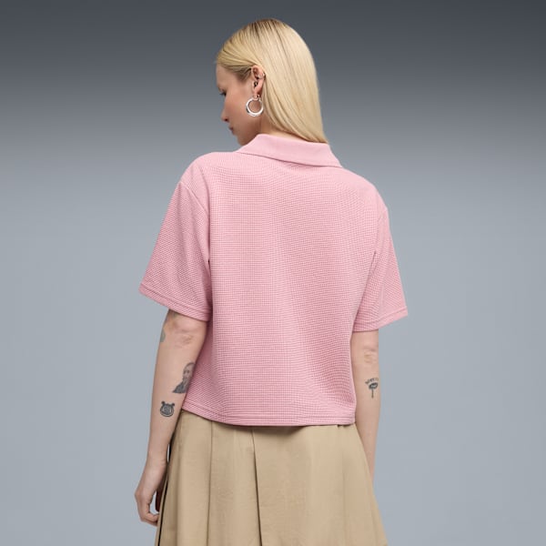 PUMA Class Relaxed Polo Tee Women, Poised Pink, extralarge