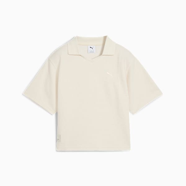 PUMA Class Relaxed Polo Tee Women, Alpine Snow, extralarge