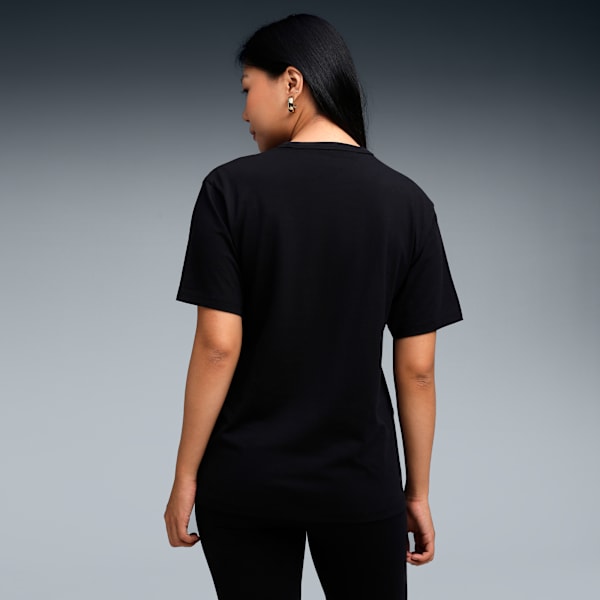 PUMA CLASS Women's Relaxed Cotton Tee, PUMA Black, extralarge-IND