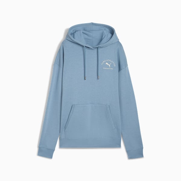 PUMA Class Relaxed Hoodie Women, Cool Blue, extralarge
