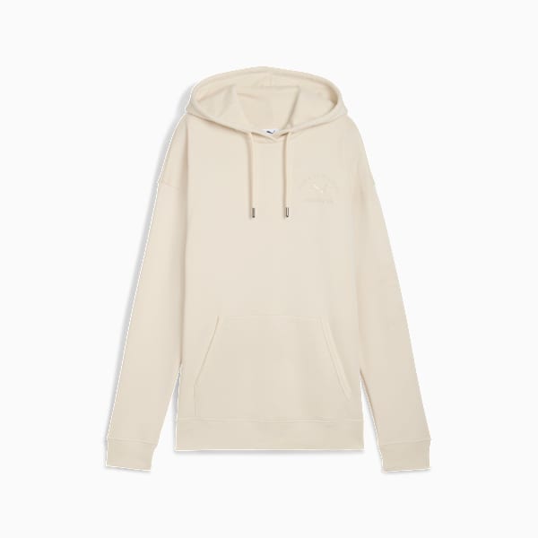 PUMA Class Relaxed Hoodie Women, Alpine Snow, extralarge
