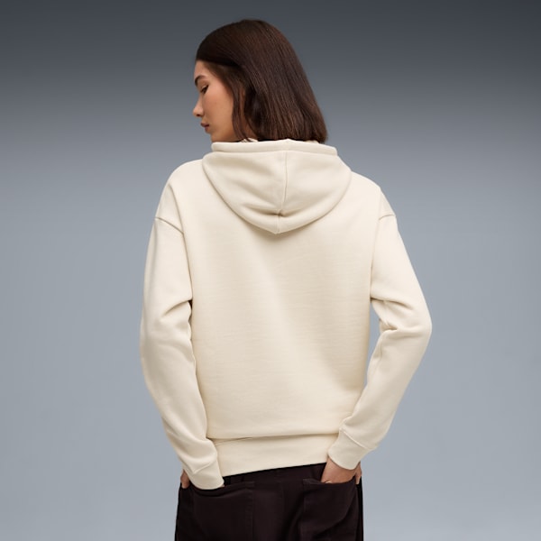 Chandail à capuchon décontracté PUMA Class Femme, Alpine Snow, extralarge
