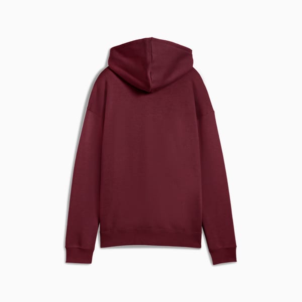 PUMA Class Relaxed Hoodie Women, Ruby Shimmer, extralarge