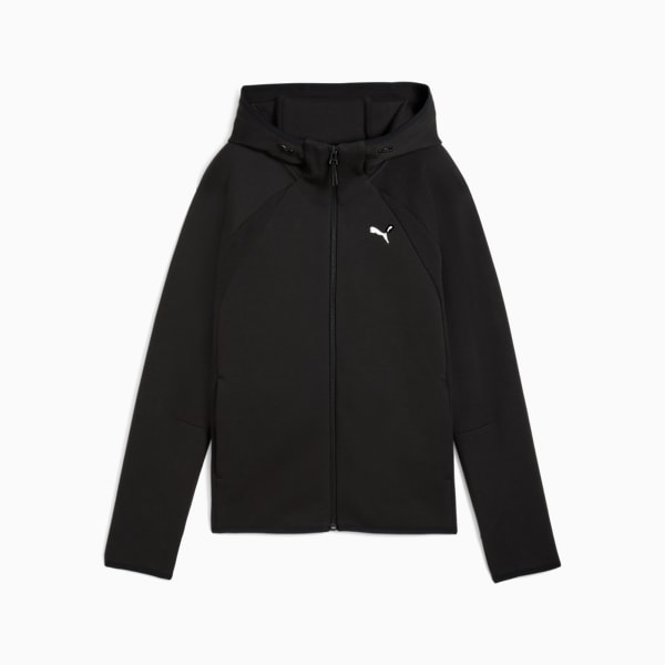 Evostripe Full-Zip Hoodie Women, PUMA Black, extralarge