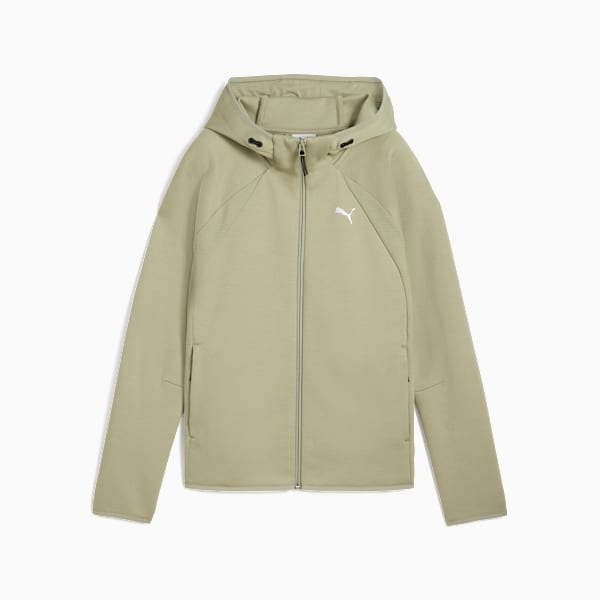 Evostripe Full-Zip Hoodie Women, Lux Army, extralarge