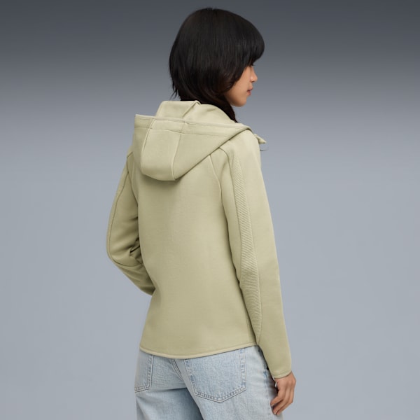 Evostripe Full-Zip Hoodie Women, Lux Army, extralarge