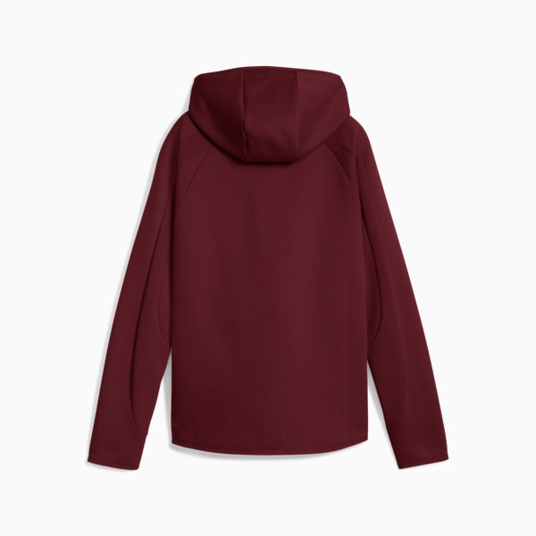 Evostripe Full-Zip Hoodie Women, Ruby Shimmer, extralarge