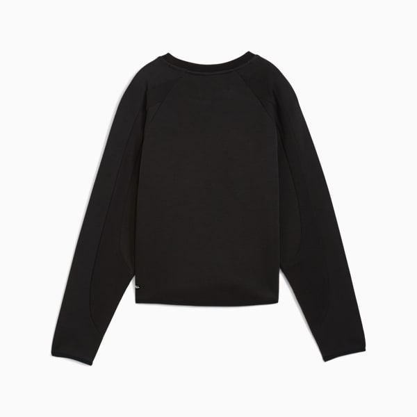 Evostripe Comfort Short Crew Women, PUMA Black, extralarge