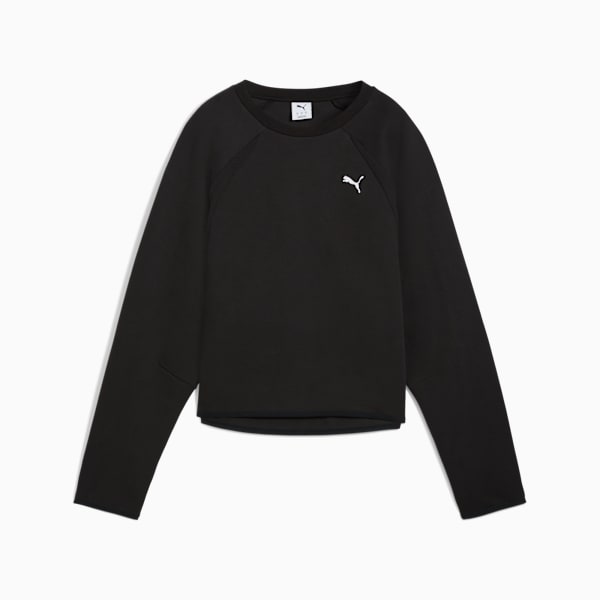 Evostripe Comfort Short Crew Women, PUMA Black, extralarge