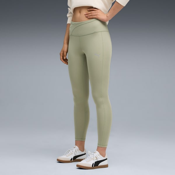 Evostripe Women's High-Waist Leggings, Lux Army, extralarge